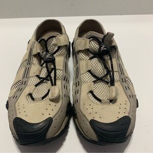 Ecco Receptor Leather Beige Hiking Shoes